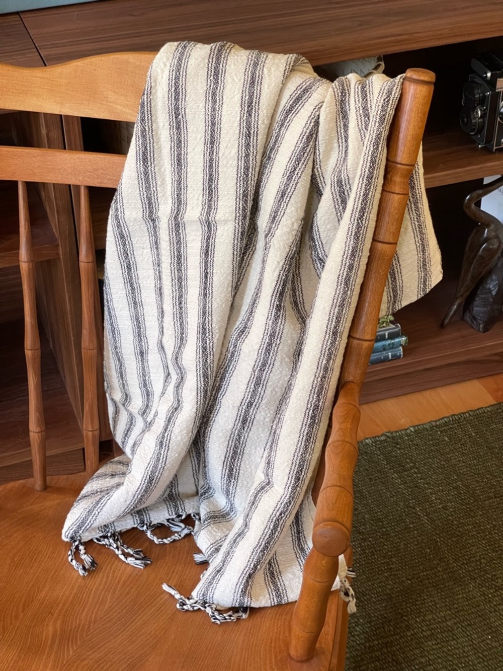 Striped Cotton Beach Towel